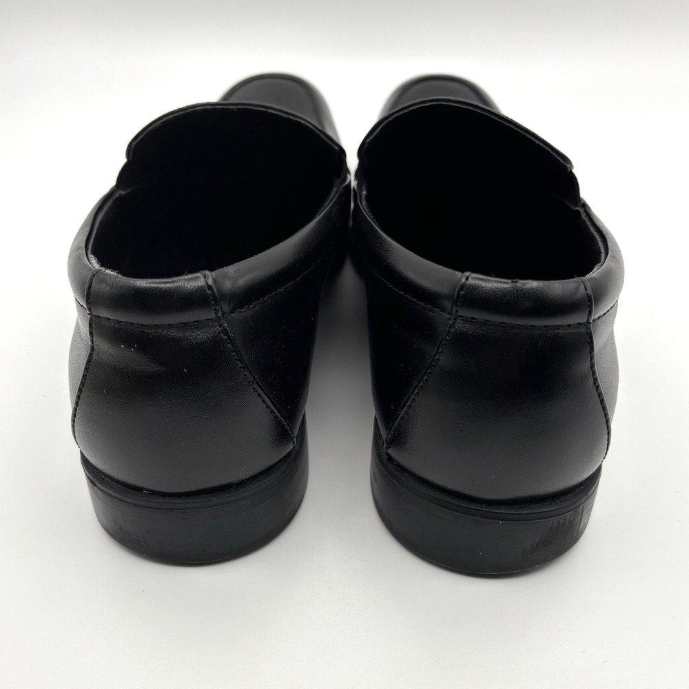 Alfani Men's Shoe Size 8.5M Black Faux Leather Charles Slip On Dress Loafers - Picture 3 of 10